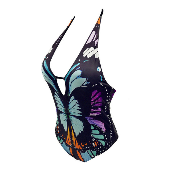 Women One Piece Swimwear Swimsuit Monokini Push Up Padded Bikini Bathing Beach