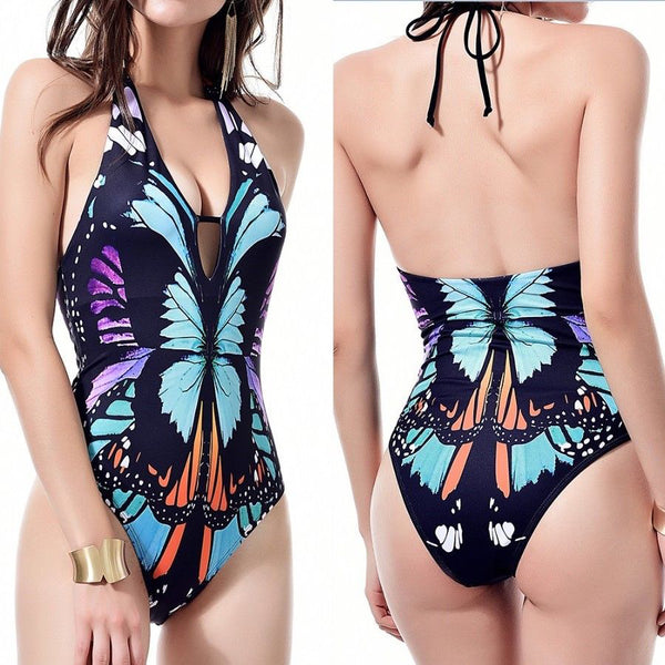 Women One Piece Swimwear Swimsuit Monokini Push Up Padded Bikini Bathing Beach
