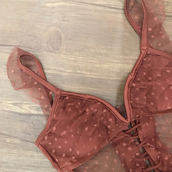 Trikini Beachwear Swimwear Women One Piece Off Shoulder High Waist Swimsuit Sexy