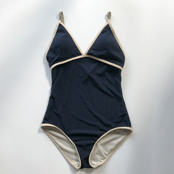 New One Piece Monokini Backless Sling Strap Wireless Padded Bra Push Up Swimsuit