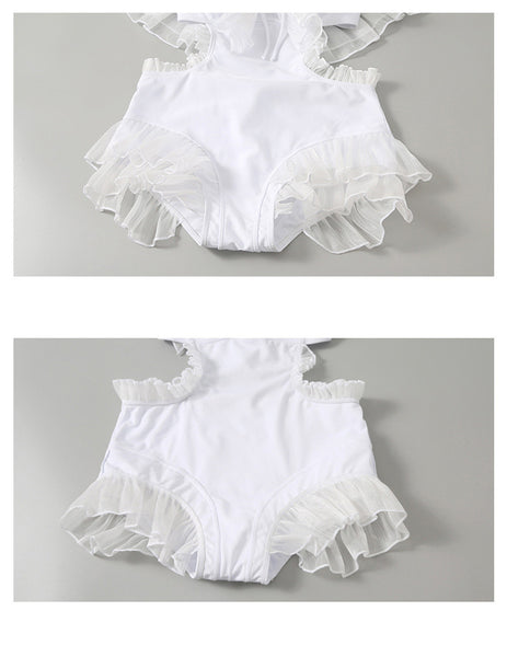 Fairy Vacation Ruffle Lotus Leaf Siamese Shorts Bathing Suits Hot Springs Beachwear Swimsuit