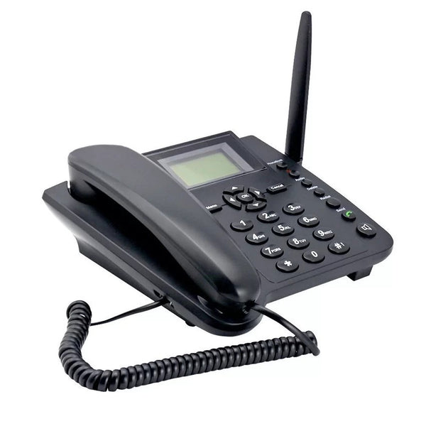 Wireless GSM Desktop Phone - Desktop Style Mobile Phone with SIM Card Slot