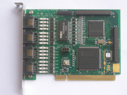 Asterisk VoIP PBX Telephone Phone TE405 4 ports E1 card T1 J1 ISDN PRI PCI card