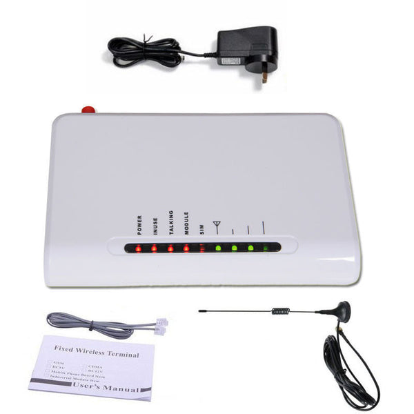 Worldwide LED Fixed Wireless Alarm Terminal Quad band GSM 850 900 1800 1900MHz