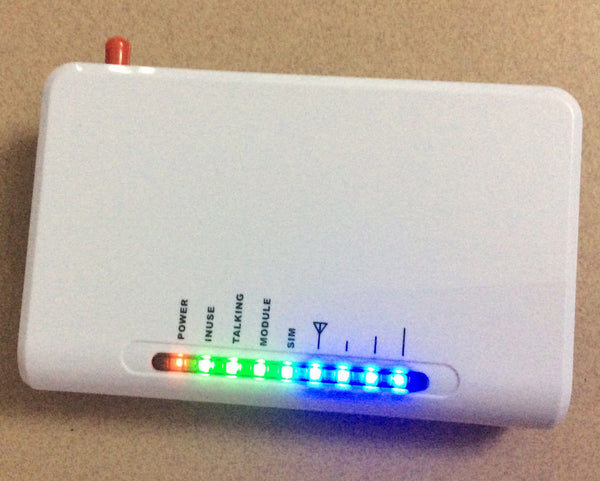 Worldwide LED Fixed Wireless Alarm Terminal Quad band GSM 850 900 1800 1900MHz