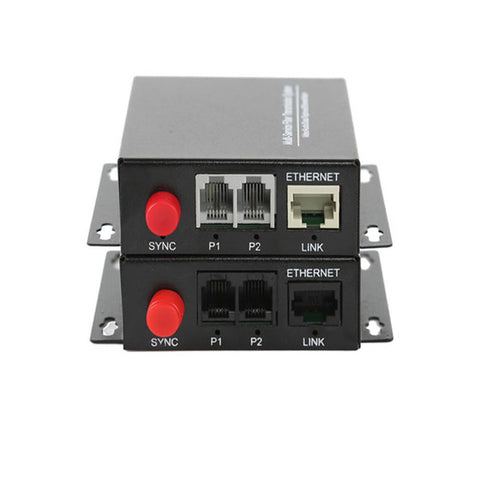 2 Channel PCM Voice Telephone Fiber Optical Media Converter Transmitter Receiver