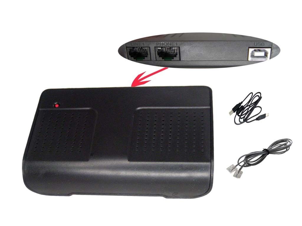 PC USB 1 Ch Telephone Phone Record Call Log Audio Voice Recorder Logger Spy box