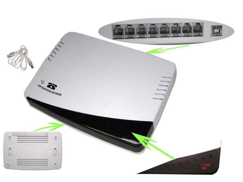 Office Company USB 8 Channel Computer Telephone Recorder Phone Call Recording box