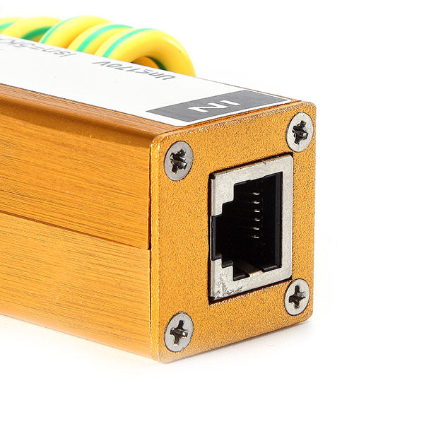 2 pcs RJ11 ADSL Modem Telephone Phone Lightning Thunder Arrester Protection Protector