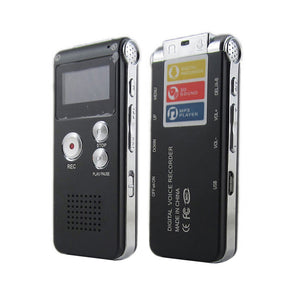 Digital Mini USB Rechargeable Voice Recorder Audio Recording Device 8GB