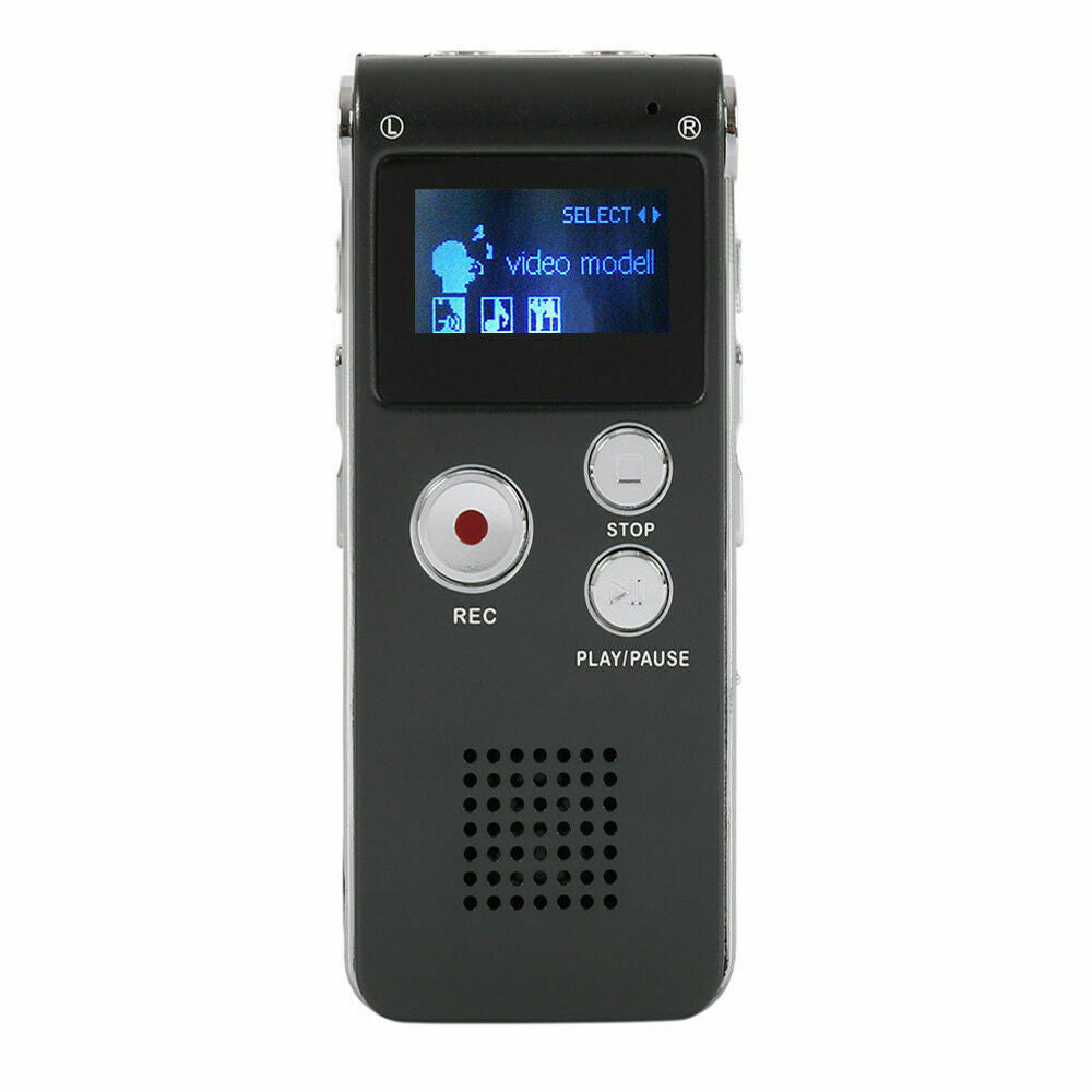 Voice Activated Recorder Digital Audio Sound Dictaphone Telephone Phone Player