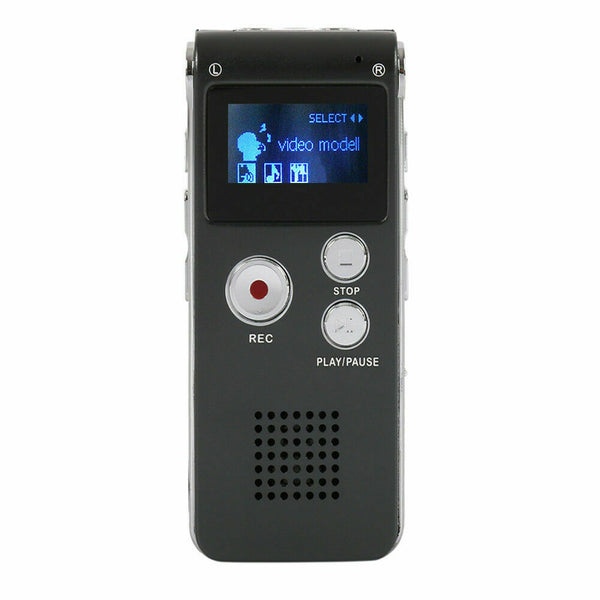 Voice Activated Recorder Digital Audio Sound Dictaphone Telephone Phone Player