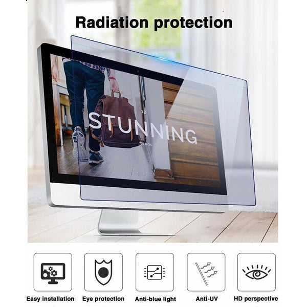19 Inch 19" Anti Blocking Blue Light Monitor Screen Glare Eye Protection Protector