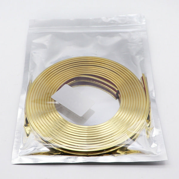 4M Car Bumper Moulding Trim Strip Wheel Hub Protection Ring Auto Decorative Line