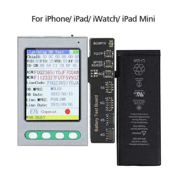Repair Clear Cycle Battery Checker Tester Clear Cycle For iPhone X 8 iPad iWatch