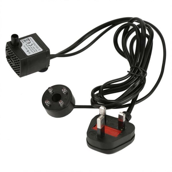 Submersible Water Pump LED Light Fish Pond Waterfall Sump Aquarium Tank Fountain