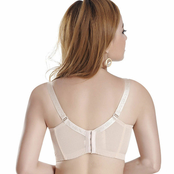 Push Up See Through Floral Lace Bra for Women Padded to Lift Up Extra Pad Full Cup Size