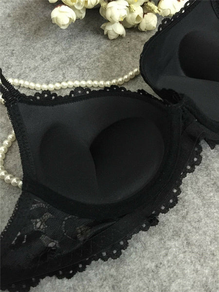 Bralette Set for Women Lace Goddess Lingerie 2 Piece Bra and Panties All Colors