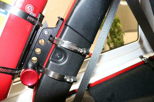 Fire Extinguisher Roll Cage Mount Kit for UTV RZR XP Maverick YXZ1000 Wildcat