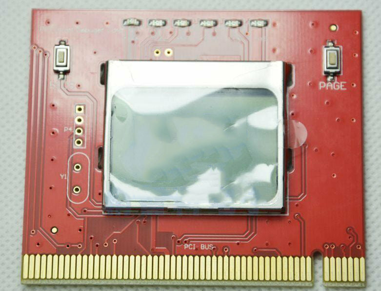 PC LCD Display Screen PCI Mainboard Motherboard Diagnostic Post Code Card Tester
