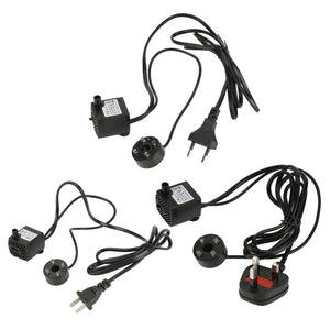 Submersible Water Pump LED Light Fish Pond Waterfall Sump Aquarium Tank Fountain