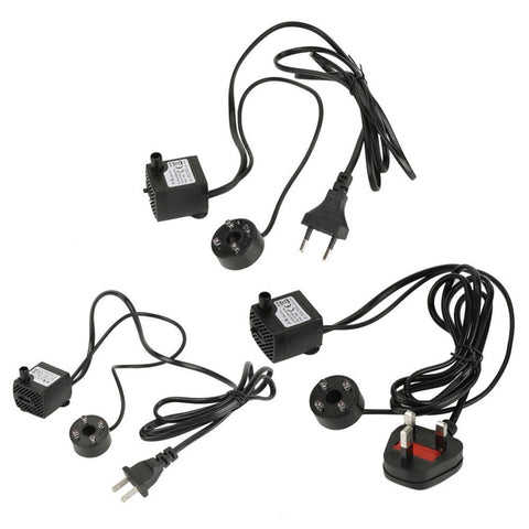 Submersible Water Pump LED Light Fish Pond Waterfall Sump Aquarium Tank Fountain