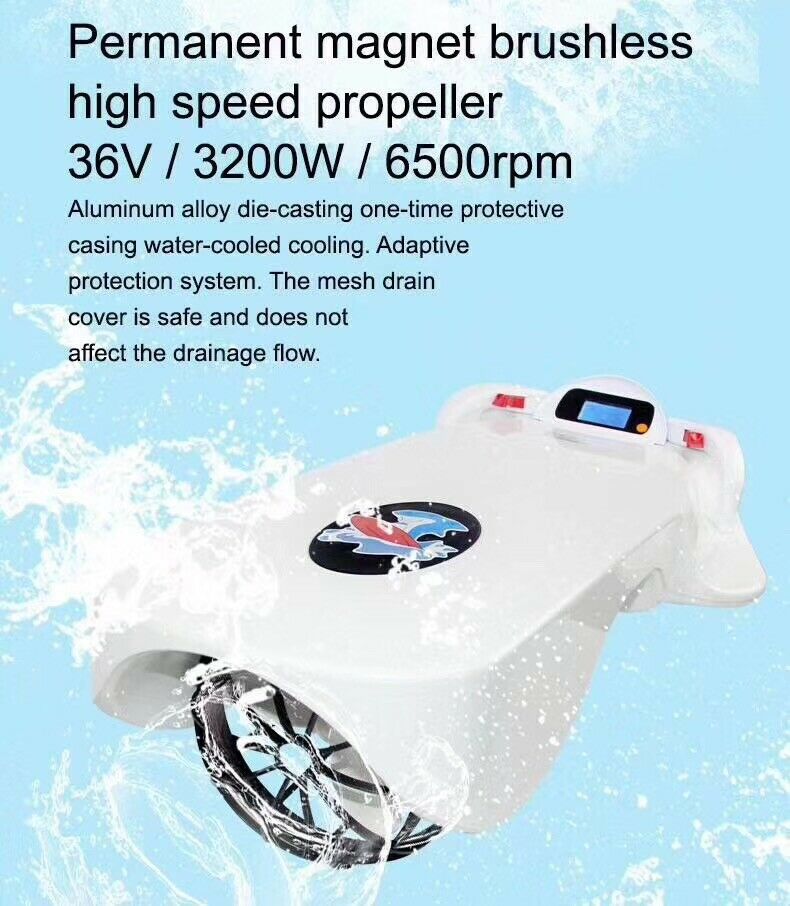36V 3200W Propeller Power Electric surfboard for fun water game equipment