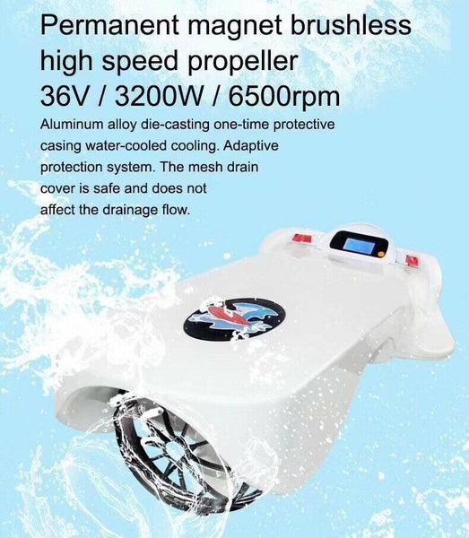 36V 3200W Propeller Power Electric surfboard for fun water game equipment