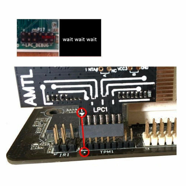 Diagnose LPC DEBUG Card PCI PCIE LPC Post Fault CODE Test Kit Motherboard Board