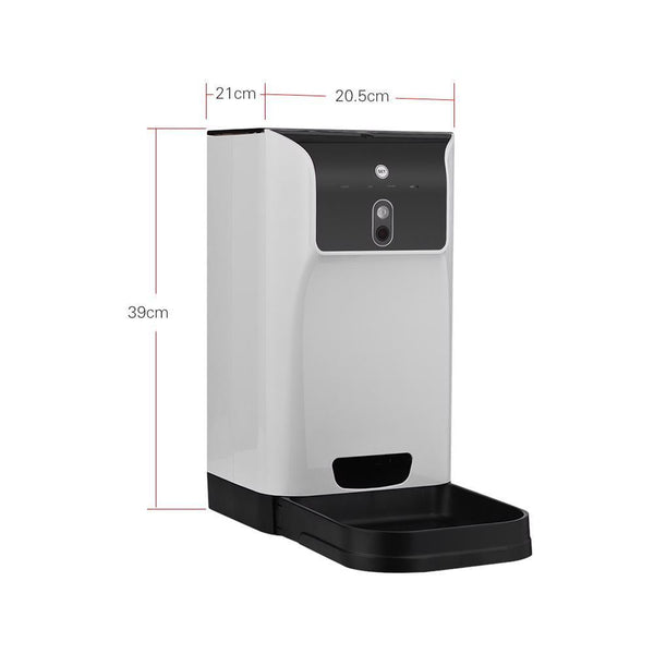 Food Dispenser 6L Pet Automatic Feeder Cat Dog Cam Voice Recorder Wifi Control
