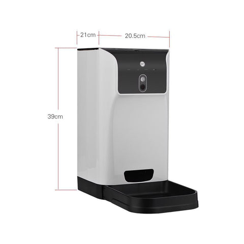 Food Dispenser 6L Pet Automatic Feeder Cat Dog Cam Voice Recorder Wifi Control