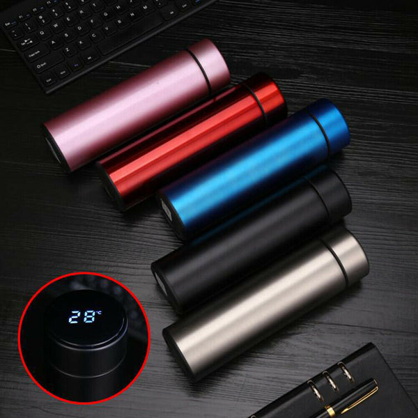 Stainless Steel Vacuum LED Temp Temperature Display Smart Water Bottle Thermos
