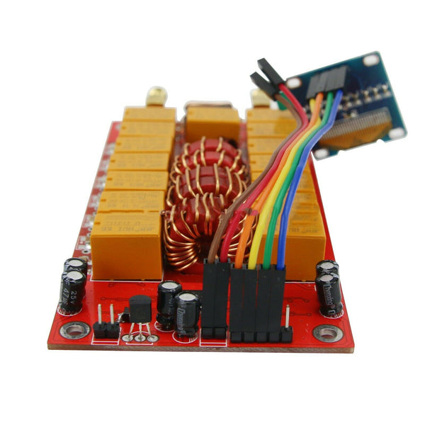 Completed Set Automatic Antenna Tuner Board 1.8-50MHz 100W 0.96" OLED Display