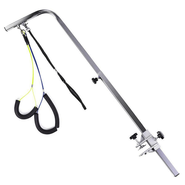 Foldable Pet Grooming Table Arm with Clamp Dog Grooming Tools Holder Adjustable