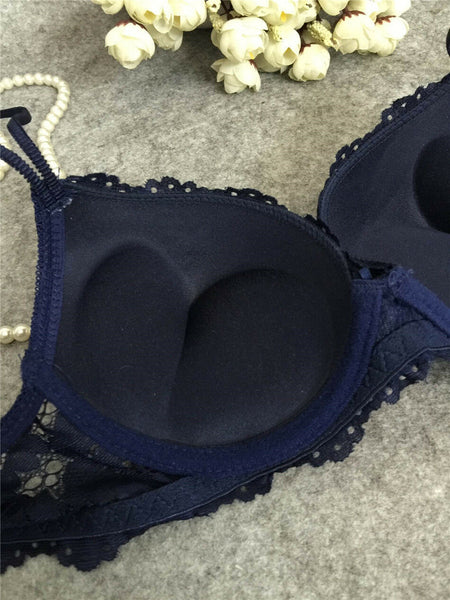 Bralette Set for Women Lace Goddess Lingerie 2 Piece Bra and Panties All Colors