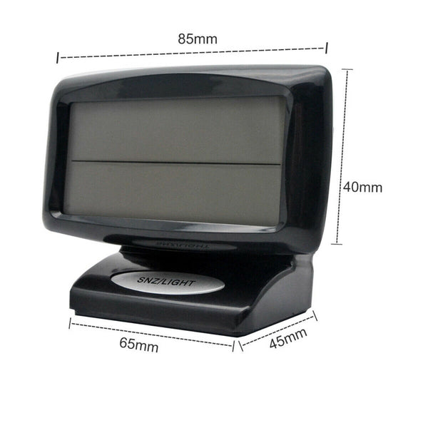 Electronic Clock Inside Outside Temperature Gauge Car Truck Vehicle Thermometer