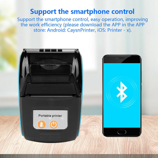 Portable New Wireless Bluetooth Thermal Receipt Mobile Printer for Android Phone