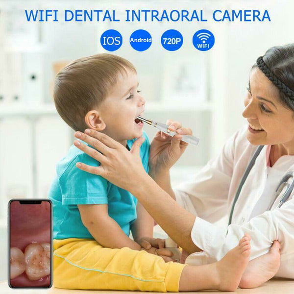 Wireless LED Light Oral Teeth Dental Intraoral Image Camera HD WIFI Endoscope