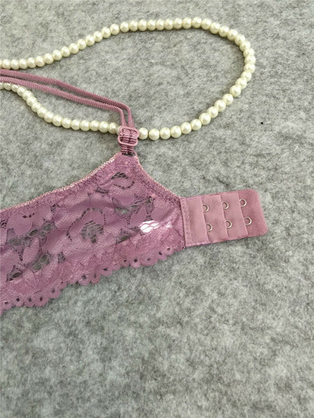 Bralette Set for Women Lace Goddess Lingerie 2 Piece Bra and Panties All Colors