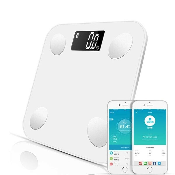 Bluetooth Bathroom Scales Floor Body Weight Smart Backlit Display Body Weight