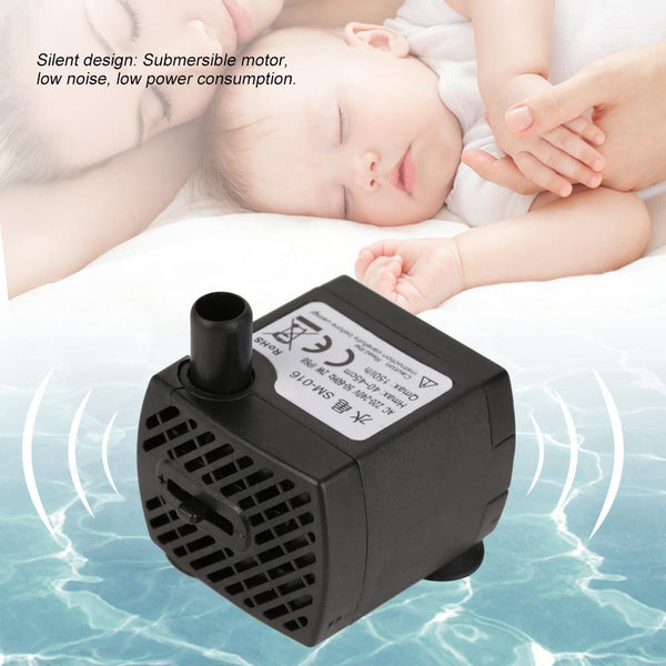 Submersible Water Pump LED Light Fish Pond Waterfall Sump Aquarium Tank Fountain