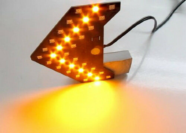 33 SMD Sequential LED Arrows for Car Side Mirror Turn Signal Lights