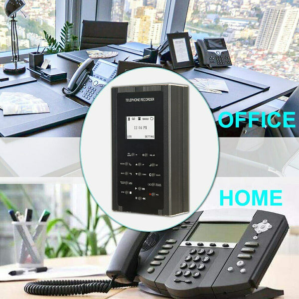 Standalone Analog VoIP IP Digital Telephone Recorder Remote Replay Voice Message Loop Recording