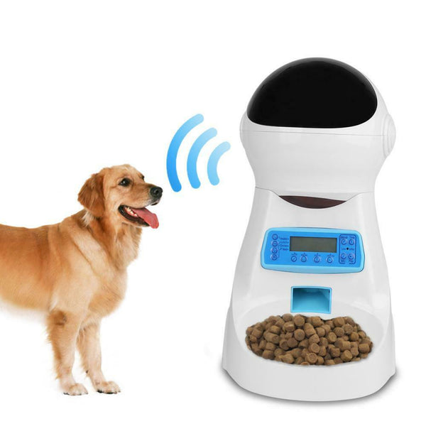 4L Automatic Program Programmable Auto Pet Cat Puppy Dog Feeder Food Dispenser