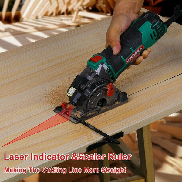Electric Power Circular Saw Laser Hand Held Grinder Cutting Tool Kit for HYCHIKA