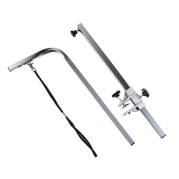 Foldable Pet Grooming Table Arm with Clamp Dog Grooming Tools Holder Adjustable