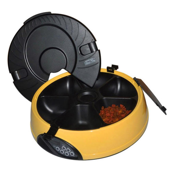 Automatic Dog Feeder Food Dispenser Puppy Auto Container Meal Dispensing Bowl