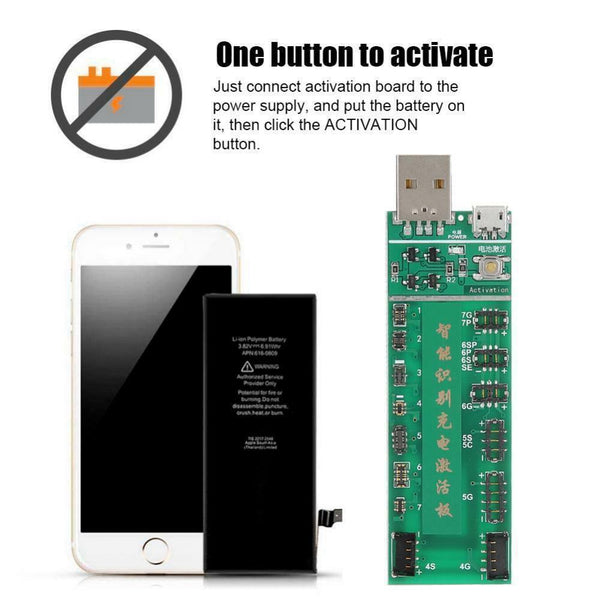 Quick Battery Tester Charger Activation Checker Board For iPhone 8 7 6 5 Samsung Mobile