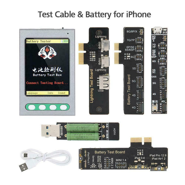 Repair Clear Cycle Battery Checker Tester Clear Cycle For iPhone X 8 iPad iWatch