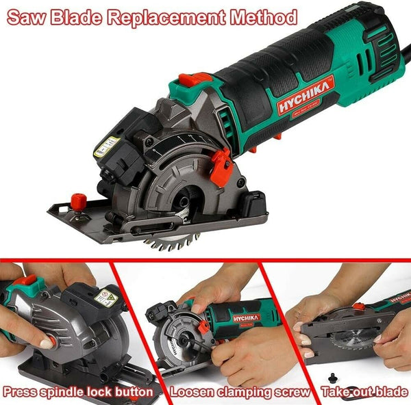 Electric Power Circular Saw Laser Hand Held Grinder Cutting Tool Kit for HYCHIKA